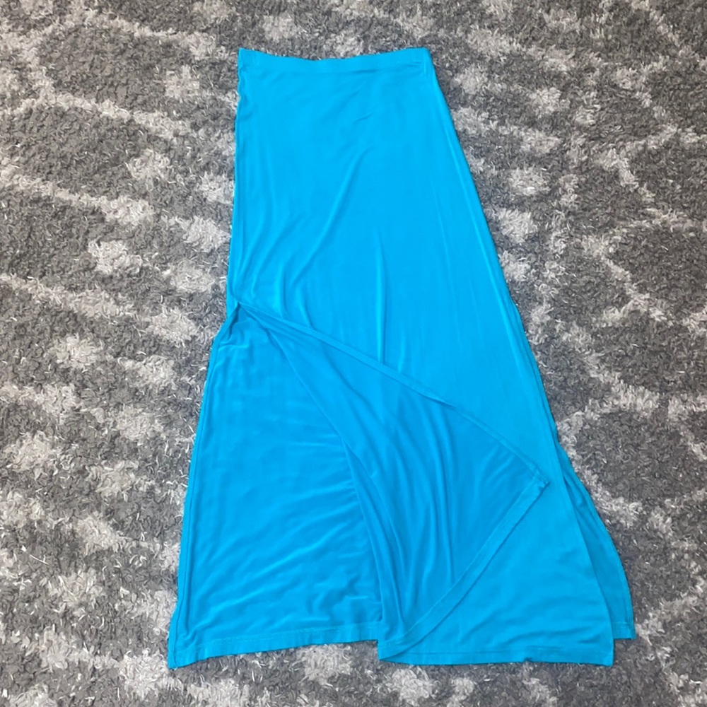 Blue Maxi- Skirt